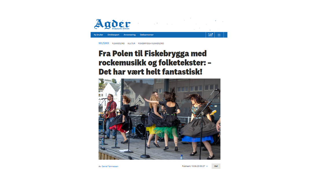 Fra Polen til Fiskebrygga med rockemusikk og folketekster