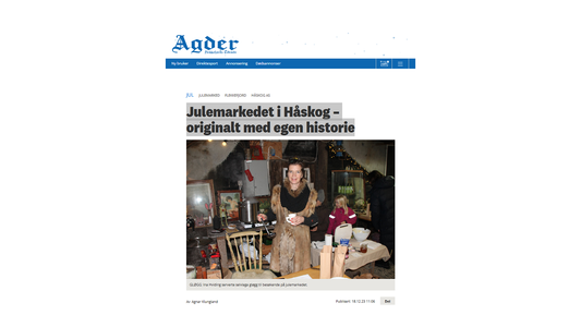 Julemarkedet i Håskog - originalt med egen historie